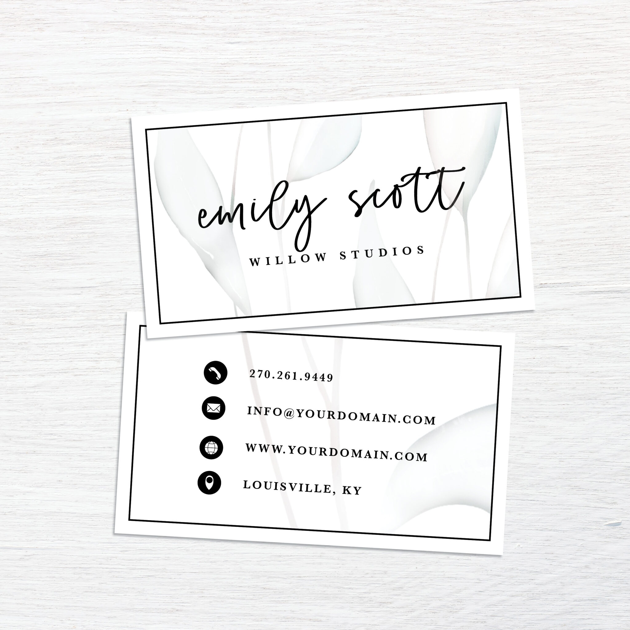 Traditional business card southworth