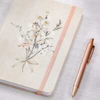 Rustic Floral Bouquet Medium Journal - Image 3