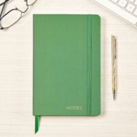 Green Burlap Medium Journal - Image 3