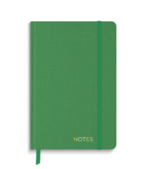 Green Burlap Medium Journal