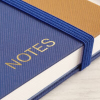 Blue Canvas Texture Medium Journal - Image 5