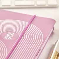 Plum Geo Medium Twin-Wire Planner - Image 5