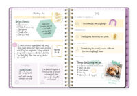 Plum Geo Medium Twin-Wire Planner - Image 3