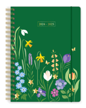 Whimsical Garden Large Twin-Wire Planner