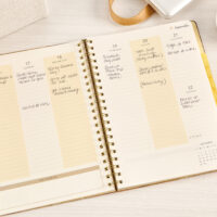 Rustic Daisy Large Twin-Wire Planner - Image 6
