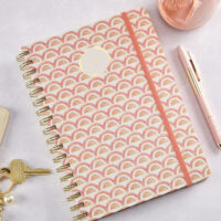 2025 Watercolor Sunset Medium Twin Wire Planner - Image 13