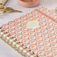 2025 Watercolor Sunset Medium Twin Wire Planner - Image 5