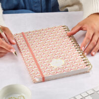 2025 Watercolor Sunset Medium Twin Wire Planner - Image 11