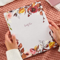 2025 Rustic Autumn Border Flex Cover Monthly Planner - Image 7