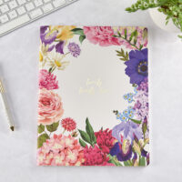 2025 Big Blooms Peony Flex Cover Monthly Planner - Image 4