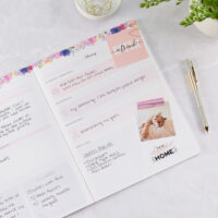 2025 Big Blooms Peony Flex Cover Monthly Planner - Image 6