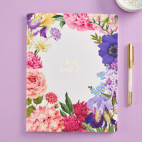 2025 Big Blooms Peony Flex Cover Monthly Planner - Image 2