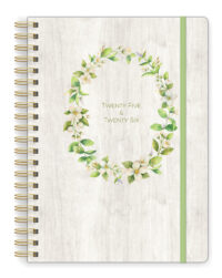 Rustic Greenery Large Twin-Wire Planner