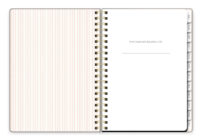 Rustic Pink Bloom Large Twin-Wire Planner - Image 2