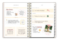Rustic Pink Bloom Large Twin-Wire Planner - Image 4
