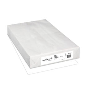 Business Paper, 25% Cotton, 8.5" x 14", 20 lb., White (403E-01)