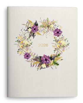 Rustic Sweet Garden Wreath Large Flex Stitch Planner