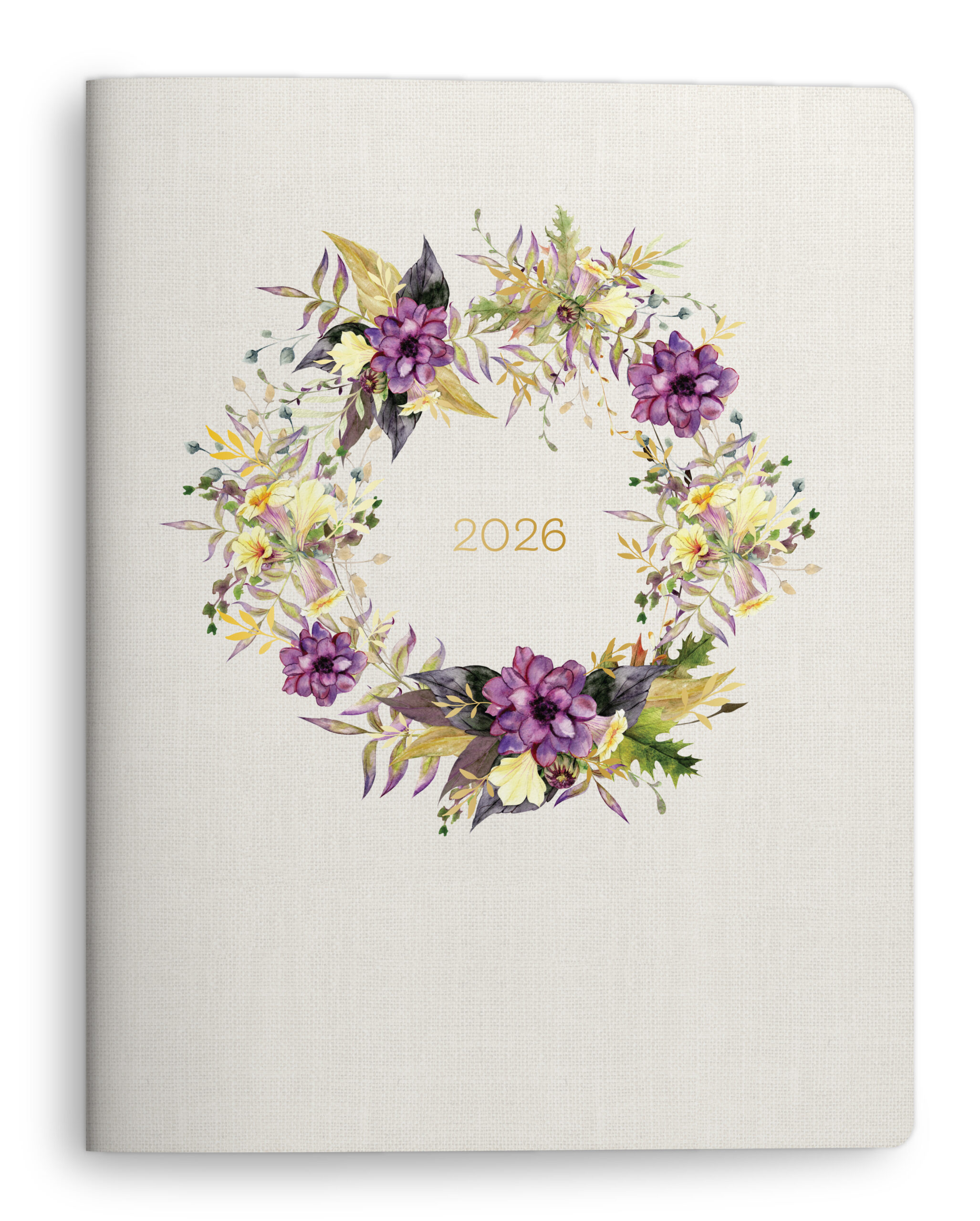 Rustic Sweet Garden Wreath Large Flex Stitch Planner